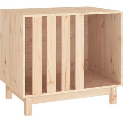 vidaXL Hundehütte 70x50x62 cm Massivholz Kiefer - Hundehütte vidaXL Hundehütte 70x50x62 cm Massivholz Kiefer - Hundehütte