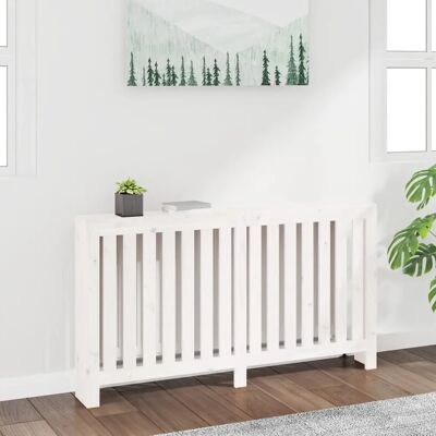 vidaXL Weiße 153x19x84 cm Holz Heizkörperabdeckung - Radiator Cover vidaXL Weiße 153x19x84 cm Holz Heizkörperabdeckung - Radiator Cover