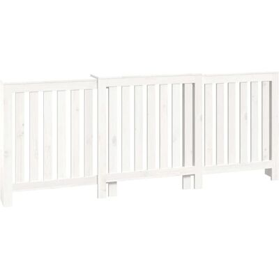 vidaXL Witte 210x21x85 cm houten radiatorkap - Radiator afdekking vidaXL Witte 210x21x85 cm houten radiatorkap - Radiator afdekking