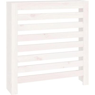 Housse de radiateur blanche en pin massif vidaXL - Housse de radiateur Housse de radiateur blanche en pin massif vidaXL - Housse de radiateur