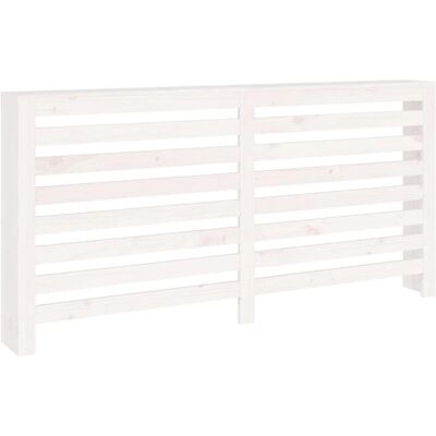 vidaXL Weiße Massivholz-Kiefer Radiatorabdeckung - Heizkörperverkleidung vidaXL Weiße Massivholz-Kiefer Radiatorabdeckung - Heizkörperverkleidung