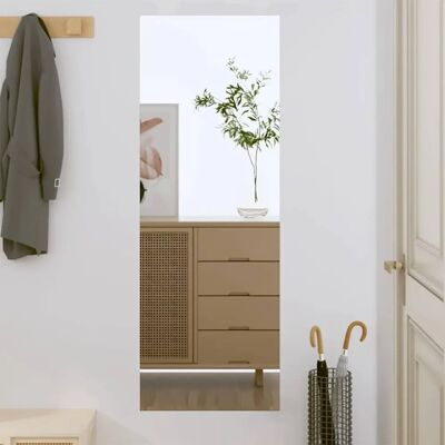 vidaXL Lustro ścienne 40x100 cm z Rektangularnym Szkłem do Makijażu i Dekoracji vidaXL Lustro ścienne 40x100 cm z Rektangularnym Szkłem do Makijażu i Dekoracji