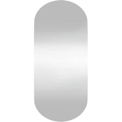 vidaXL Srebrne Owalne Lustro 40x90 - Lustro Ścienne vidaXL Srebrne Owalne Lustro 40x90 - Lustro Ścienne