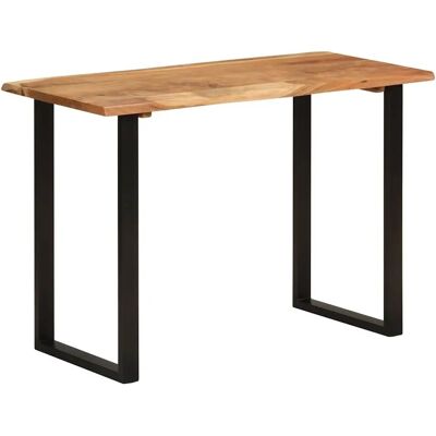 vidaXL 350289 Schwarzer Massivholztisch - Esstisch vidaXL 350289 Schwarzer Massivholztisch - Esstisch