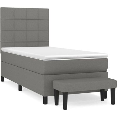 vidaXL Bett mit verstellbarem Kopfteil - Bett vidaXL Bett mit verstellbarem Kopfteil - Bett