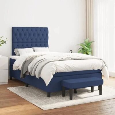 MAISONCHIC Blau 120x200cm Bett - Strapazierfähiger Stoff MAISONCHIC Blau 120x200cm Bett - Strapazierfähiger Stoff
