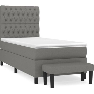 vidaXL Bett 2533 - Verstellbares Kopfteil, Taschenfederkernmatratze, Mittelfest vidaXL Bett 2533 - Verstellbares Kopfteil, Taschenfederkernmatratze, Mittelfest