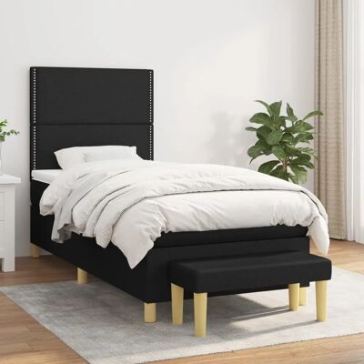 vidaXL Boxspringbett mit Matratze - Bett, 100x200cm vidaXL Boxspringbett mit Matratze - Bett, 100x200cm