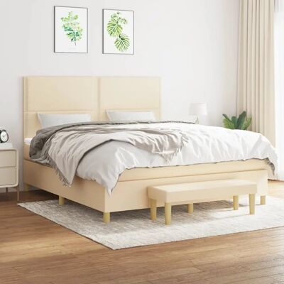BD Día y Noche - Model 180x200 Creme Seng med Justerbart Hovedgærde BD Día y Noche - Model 180x200 Creme Seng med Justerbart Hovedgærde