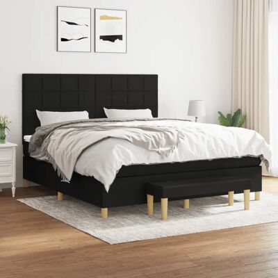 Maisonchic Schwarzes Taschenfederbett - Bett Maisonchic Schwarzes Taschenfederbett - Bett