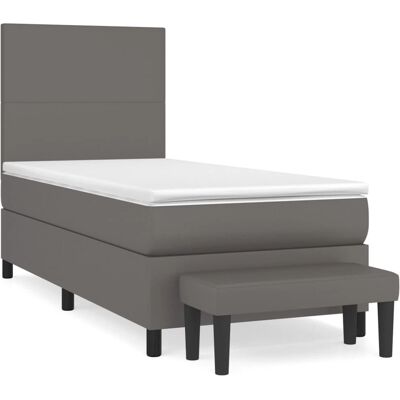 vidaXL Bett mit verstellbarem Kopfteil - Mittelfester Support vidaXL Bett mit verstellbarem Kopfteil - Mittelfester Support