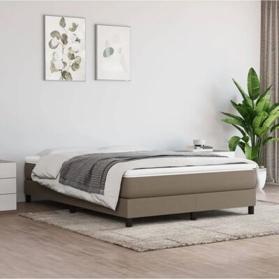 Maisonchic Grau Taupe 140x190cm Bett - Taschenfederkern, Mittelfest Maisonchic Grau Taupe 140x190cm Bett - Taschenfederkern, Mittelfest