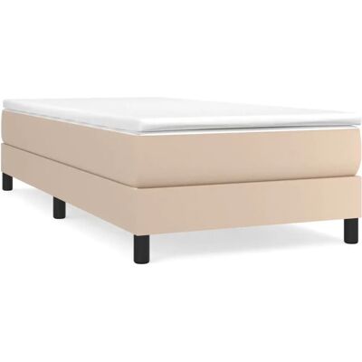 vidaXL Bett mit Matratze - Langlebiges Kunstleder vidaXL Bett mit Matratze - Langlebiges Kunstleder