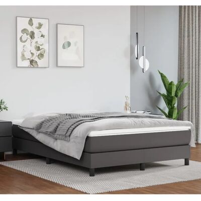 MAISONCHIC Graues Bett mit Taschenfederkernmatratze - Bettart MAISONCHIC Graues Bett mit Taschenfederkernmatratze - Bettart