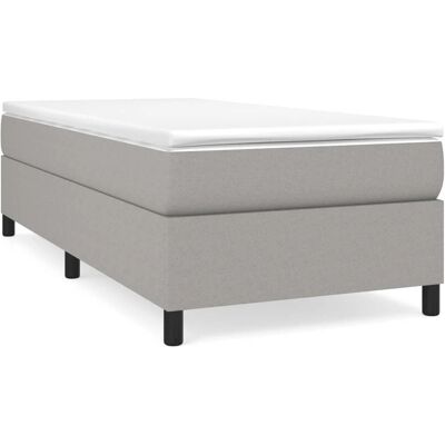 vidaXL 3144407 Bett - Hellgrau - Bett vidaXL 3144407 Bett - Hellgrau - Bett