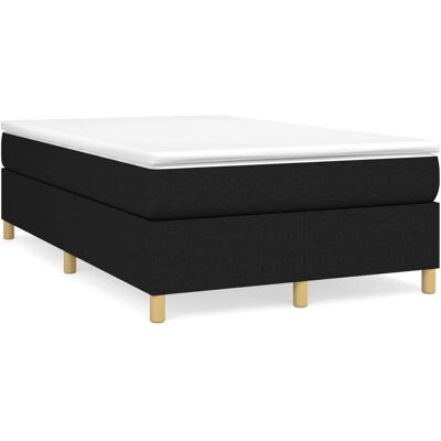 vidaXL Bett mit Matratze - Schwarz, 140x190 cm vidaXL Bett mit Matratze - Schwarz, 140x190 cm