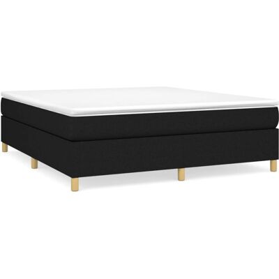 vidaXL 3144548 Bett - Matratze, Schwarz, 200x200 cm - Bett vidaXL 3144548 Bett - Matratze, Schwarz, 200x200 cm - Bett