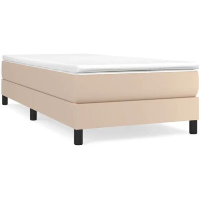 vidaXL 3144577 Bett - Taschenfeder, Kunstleder, Cappuccino - Bett vidaXL 3144577 Bett - Taschenfeder, Kunstleder, Cappuccino - Bett