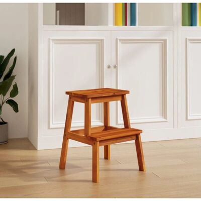 vidaXL Akazien 2-Stufen-Hocker - Hocker vidaXL Akazien 2-Stufen-Hocker - Hocker