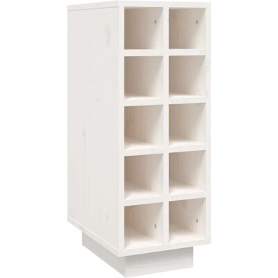 vidaXL Weiße Holz Weinregal 23x34x61 cm - Weinregal vidaXL Weiße Holz Weinregal 23x34x61 cm - Weinregal
