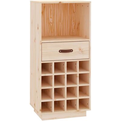 vidaXL 821532 Weinschrank - Massives Kiefernholz - Braun vidaXL 821532 Weinschrank - Massives Kiefernholz - Braun