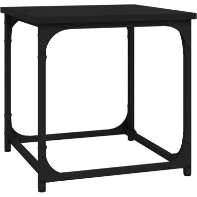 vidaXL 823287 Schwarzer Holzwerkstoff Beistelltisch - Beistelltisch vidaXL 823287 Schwarzer Holzwerkstoff Beistelltisch - Beistelltisch