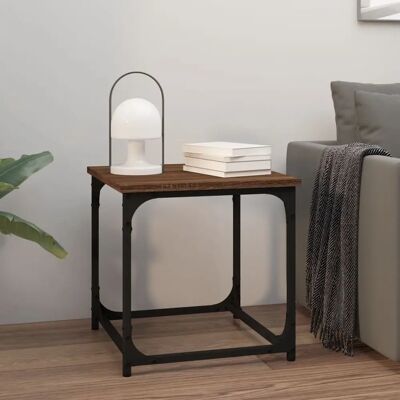 vidaXL Seiten Tisch Braun Eiche 40x40x40 cm Holzwerkstoff vidaXL Seiten Tisch Braun Eiche 40x40x40 cm Holzwerkstoff