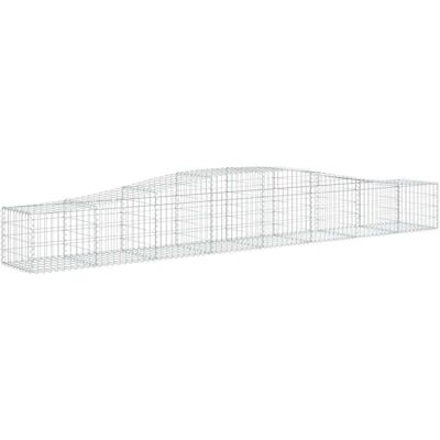 vidaXL Bogenförmige Gabionen 10 Stk - Gartendekoration vidaXL Bogenförmige Gabionen 10 Stk - Gartendekoration