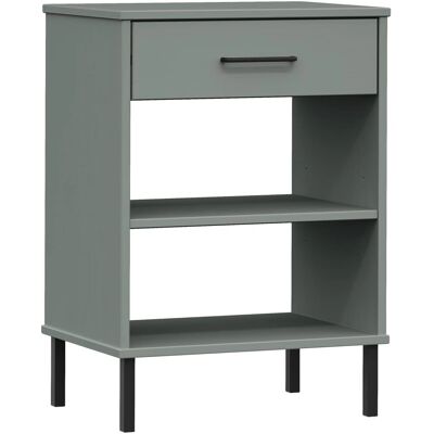 vidaXL OSLO Konsolenschrank - Massives Kiefernholz, Metallfüße, Rustikale Knoten vidaXL OSLO Konsolenschrank - Massives Kiefernholz, Metallfüße, Rustikale Knoten