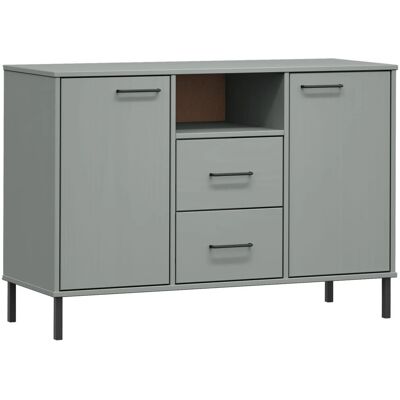 vidaXL Solid Wood Sideboard - Industrial Storage Furniture vidaXL Solid Wood Sideboard - Industrial Storage Furniture
