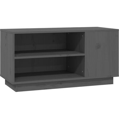vidaXL TV-Schrank 80x35x40,5cm Massives Kiefernholz - TV Schrank vidaXL TV-Schrank 80x35x40,5cm Massives Kiefernholz - TV Schrank