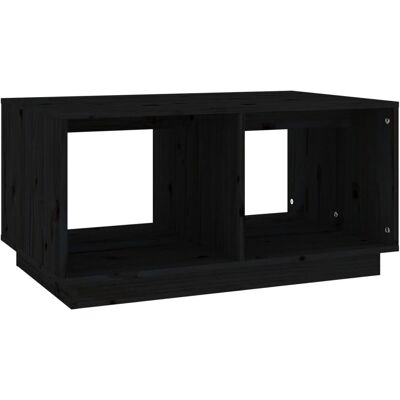 vidaXL 814438 Schwarzer Kiefern Couchtisch - Beistelltisch vidaXL 814438 Schwarzer Kiefern Couchtisch - Beistelltisch