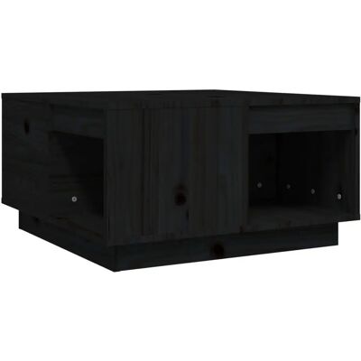 vidaXL 814533 Schwarzer Kieferntisch - Couchtisch vidaXL 814533 Schwarzer Kieferntisch - Couchtisch
