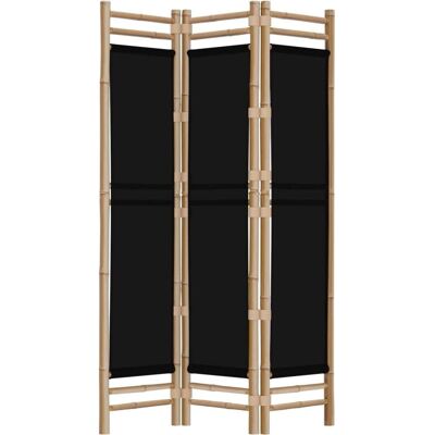 vidaXL Sorte 120x180cm Foldbar Bambus Rumsdeler - Privatlivsskærm vidaXL Sorte 120x180cm Foldbar Bambus Rumsdeler - Privatlivsskærm