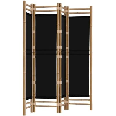 vidaXL Foldbar rumdeler sort - Room Divider vidaXL Foldbar rumdeler sort - Room Divider