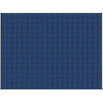 vidaXL Gewichtete Decke blau 150x200 cm 7 kg stoff vidaXL Gewichtete Decke blau 150x200 cm 7 kg stoff