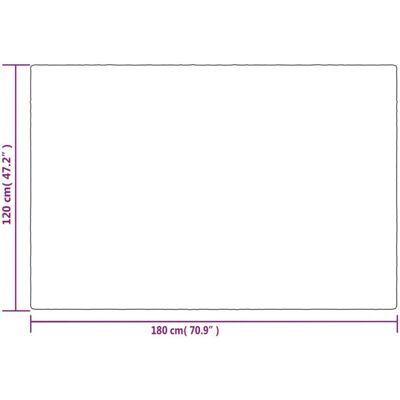 vidaXL Vægtet tæppe med cover grå 120x180 cm 9 kg stof vidaXL Vægtet tæppe med cover grå 120x180 cm 9 kg stof
