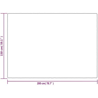 vidaXL Gewichtete Decke mit Bezug grau 150x200 cm 7 kg Stoff vidaXL Gewichtete Decke mit Bezug grau 150x200 cm 7 kg Stoff
