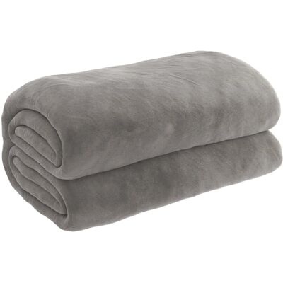 vidaXL Gewichtete Decke mit Bezug grau 200x200 cm 9 kg Stoff vidaXL Gewichtete Decke mit Bezug grau 200x200 cm 9 kg Stoff