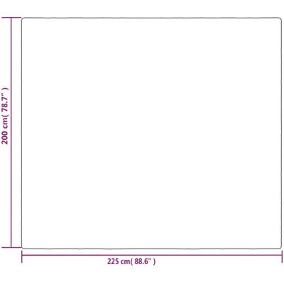 vidaXL Vægtet tæppe med betræk grå 200x225 cm 13 kg stof vidaXL Vægtet tæppe med betræk grå 200x225 cm 13 kg stof