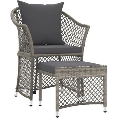 VidaXL 319688 Outdoor Furniture Set - Grau VidaXL 319688 Outdoor Furniture Set - Grau