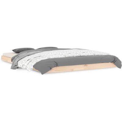 vidaXL Bed Frame - 140x200cm massief dennenhout vidaXL Bed Frame - 140x200cm massief dennenhout