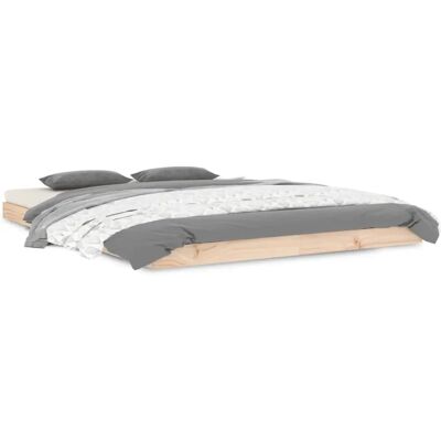vidaXL 823464 Cadre de Lit en Pin Massif - Type de Lit vidaXL 823464 Cadre de Lit en Pin Massif - Type de Lit
