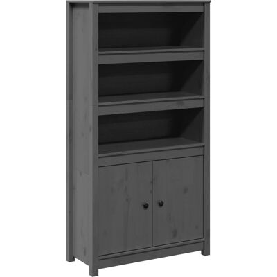 vidaXL 823521 Aparador - Gris - Mueble de madera con almacenamiento vidaXL 823521 Aparador - Gris - Mueble de madera con almacenamiento