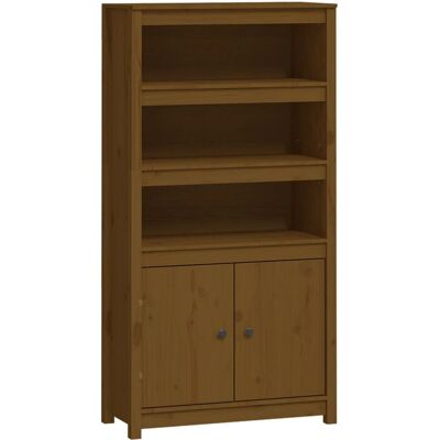 vidaXL Mueble alto miel 80x35x154 cm Madera de pino maciza - Aparador vidaXL Mueble alto miel 80x35x154 cm Madera de pino maciza - Aparador
