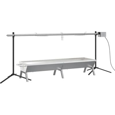 vidaXL Edelstahl-Grill- und Tablett-Set - Barbecue Grill und Tablett vidaXL Edelstahl-Grill- und Tablett-Set - Barbecue Grill und Tablett