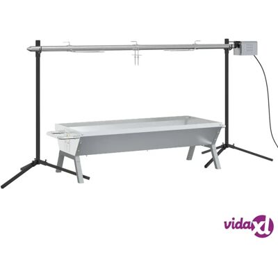 VIDAXL Gril et Plateau en Acier Inoxydable - Matériel de Cuisine Extérieure VIDAXL Gril et Plateau en Acier Inoxydable - Matériel de Cuisine Extérieure