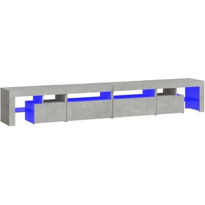 vidaXL Betonschwarz TV-Sekretär 260x36,5x40 cm - Fernsehschrank vidaXL Betonschwarz TV-Sekretär 260x36,5x40 cm - Fernsehschrank