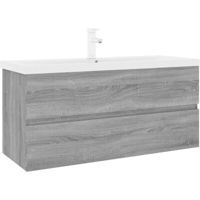 vidaXL Badeværelsesskab med indbygget vask - 100x38.5x45 cm vidaXL Badeværelsesskab med indbygget vask - 100x38.5x45 cm