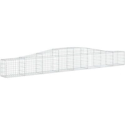 Maisonchic Bogen-Gabionen aus verzinktem Eisen - Gartendekor Maisonchic Bogen-Gabionen aus verzinktem Eisen - Gartendekor